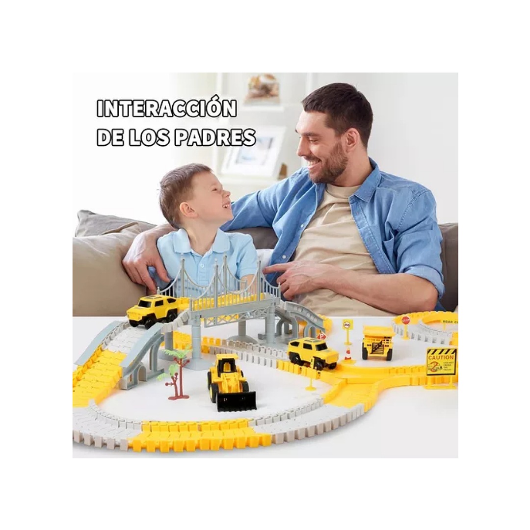 276 Piezas Pista Carreras Juguetes Niños,juguetes Para Niños