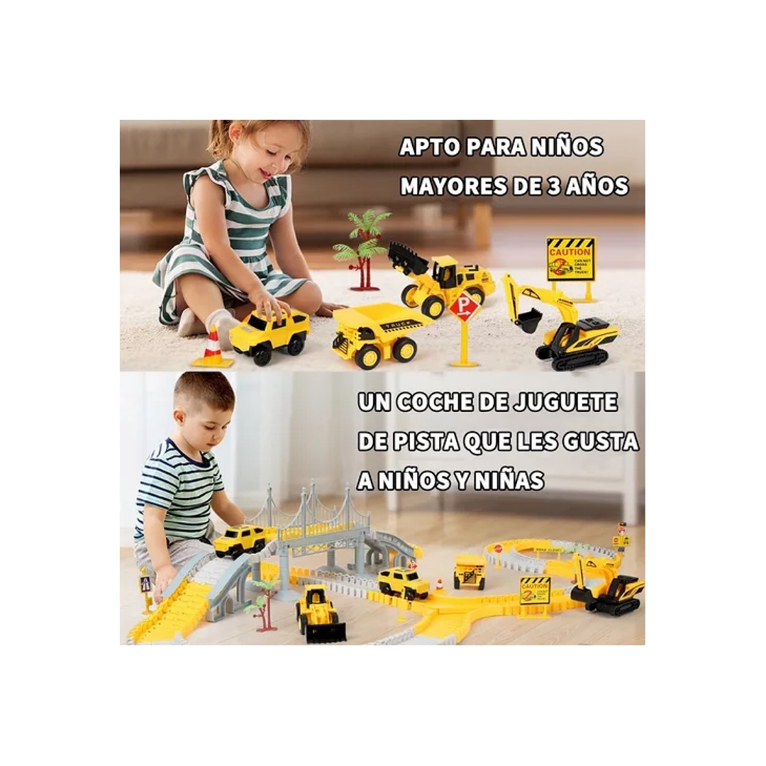 276 Piezas Pista Carreras Juguetes Niños,juguetes Para Niños