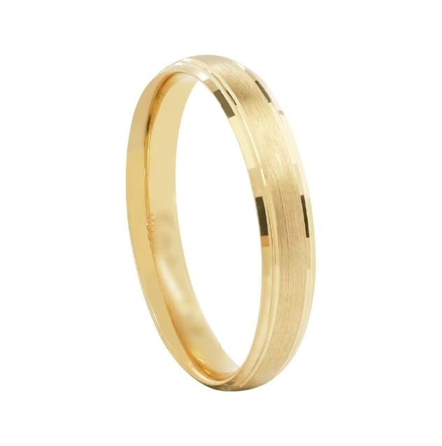 Fina Argolla Matrimonio ORO 14K CONFORT 4MM Ario