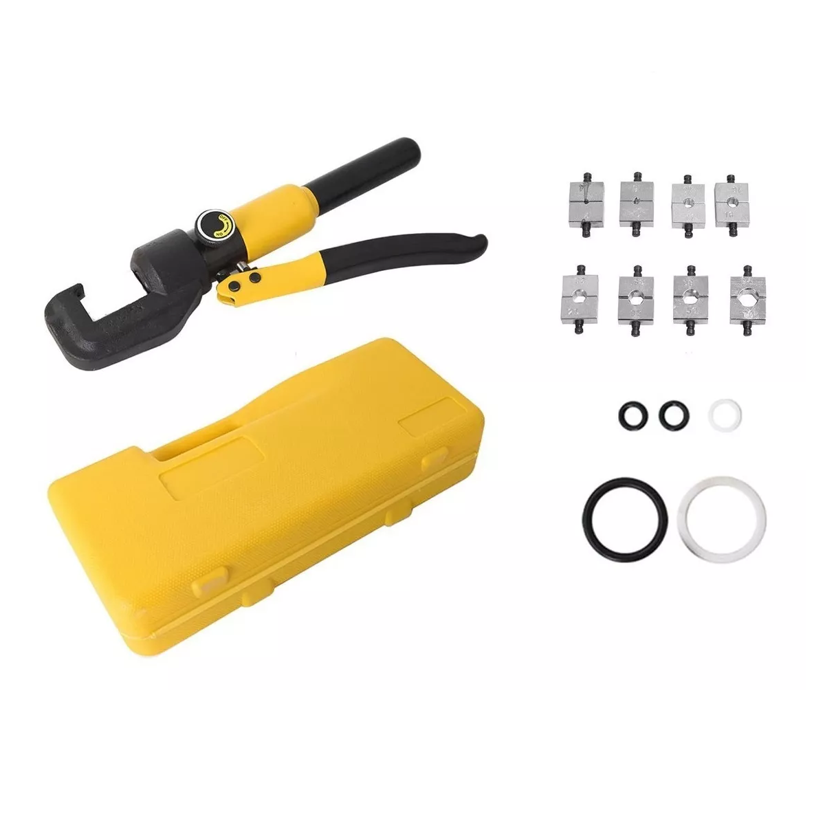 Pinza Hidraulica Ponchadora 6t Yqk-70 Con 8 Pares 4-70 Mm 