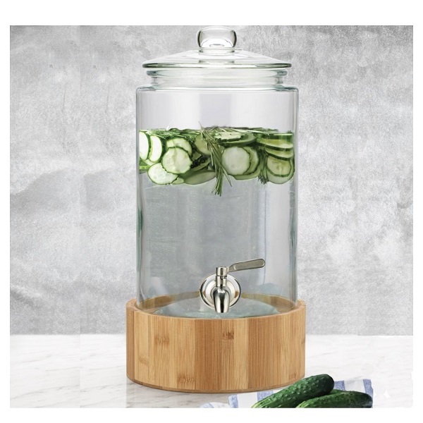 Dispensador de Vidrio para Bebidas 8 l