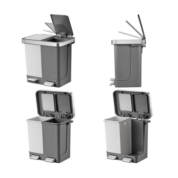 Bote de Basura Orgánico e Inorgánico 10 l + 10 l