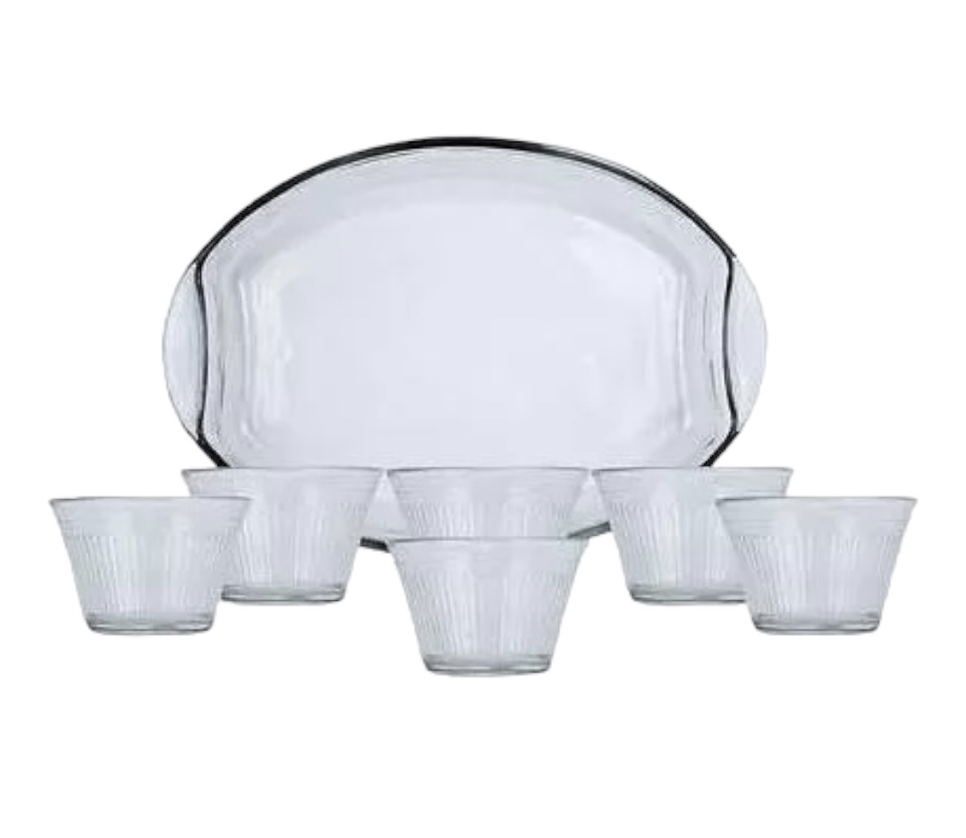 Juego de Refractarios PYROREY para hornear de vidrio 7 piezas