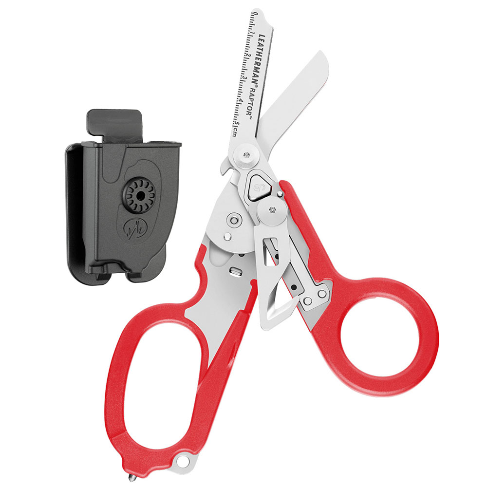 Tijera de Rescate RAPTOR RESCUE Roja Leatherman