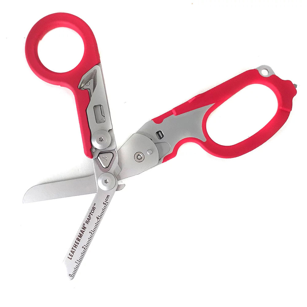 Tijera de Rescate RAPTOR RESCUE Roja Leatherman