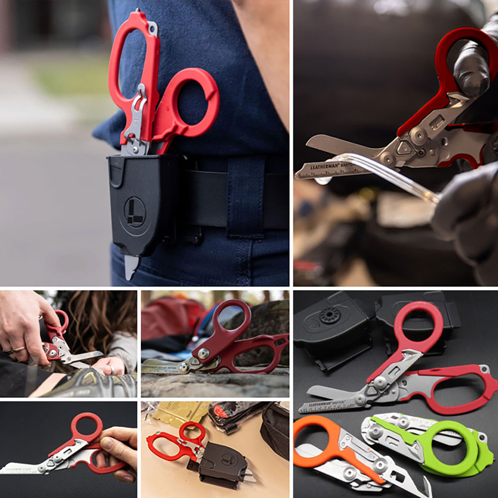 Tijera de Rescate RAPTOR RESCUE Roja Leatherman