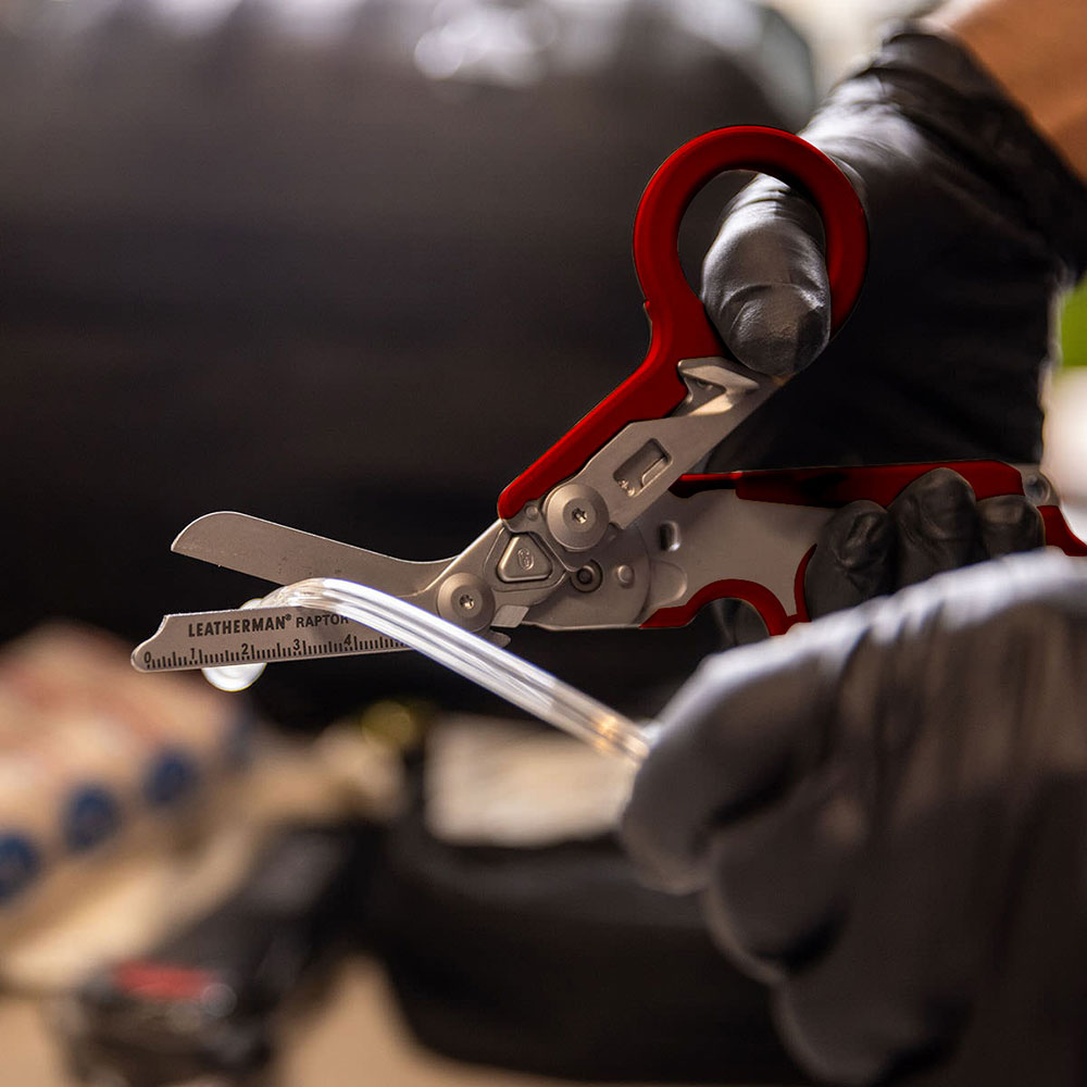 Tijera de Rescate RAPTOR RESCUE Roja Leatherman