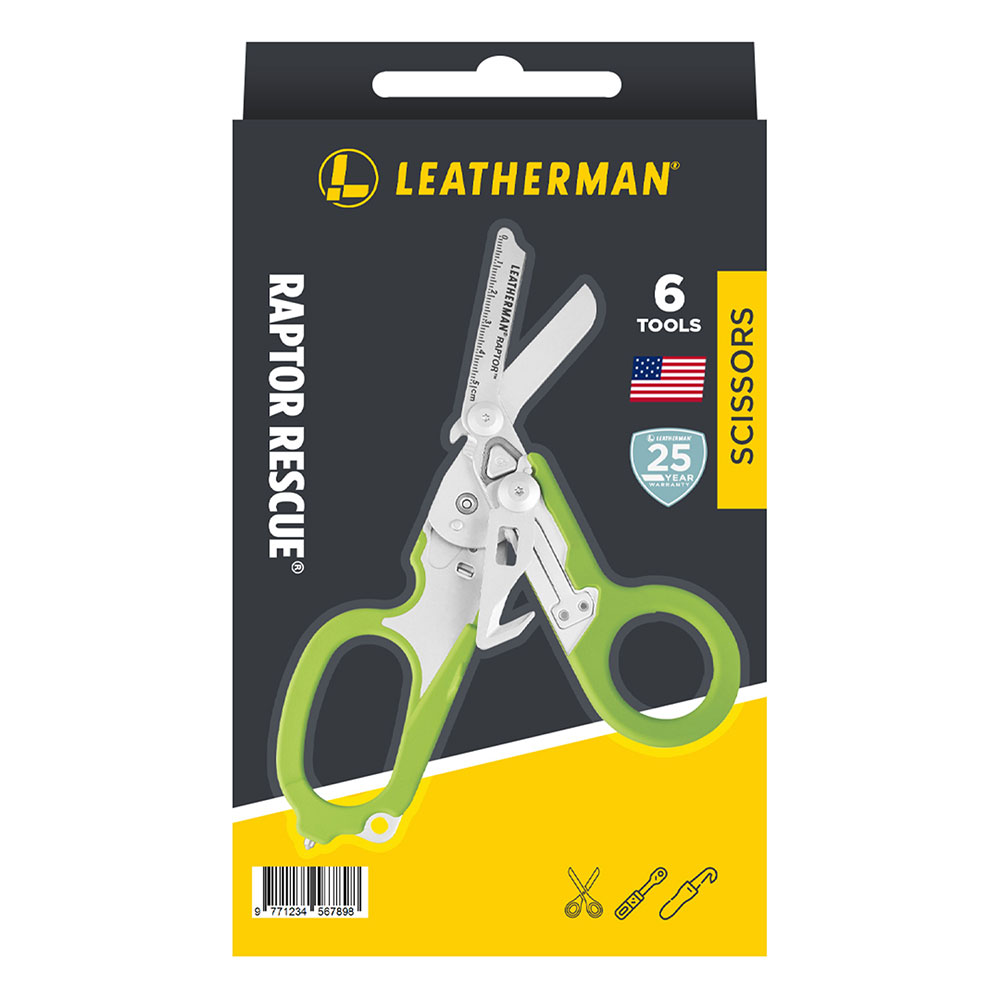 Tijera de Rescate RAPTOR RESCUE Verde Leatherman