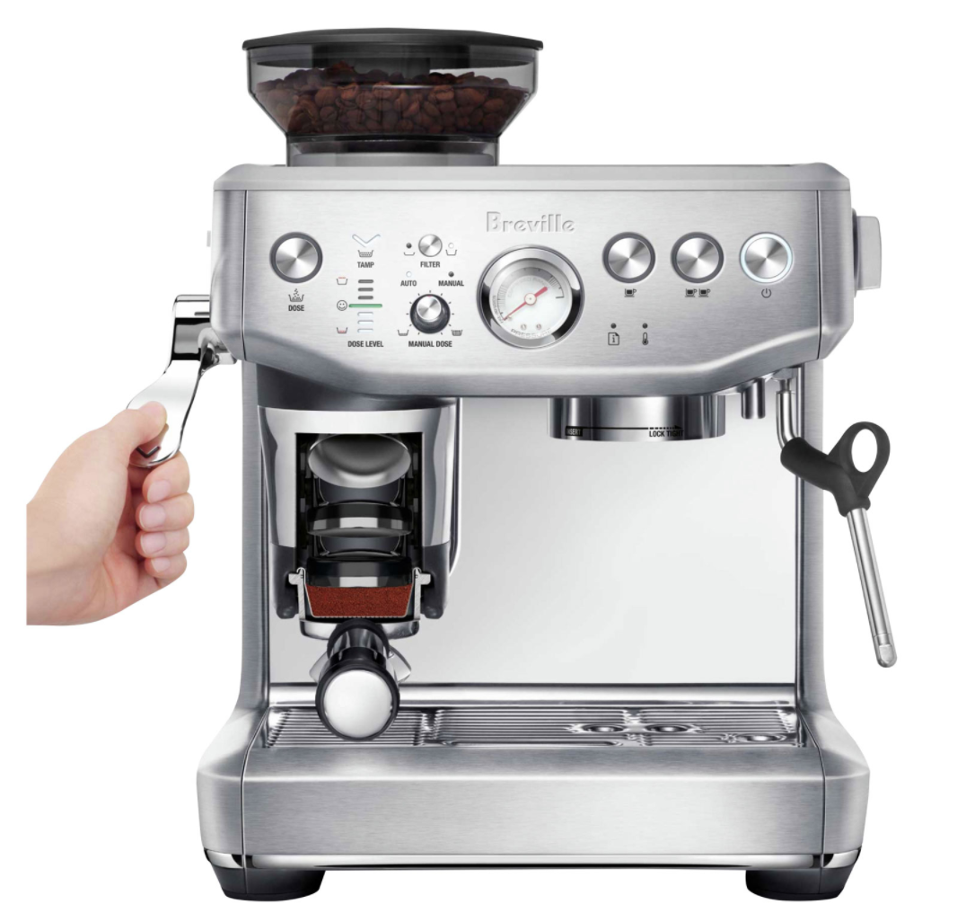 Cafetera Breville BES876BSS1BNA1 color plateado