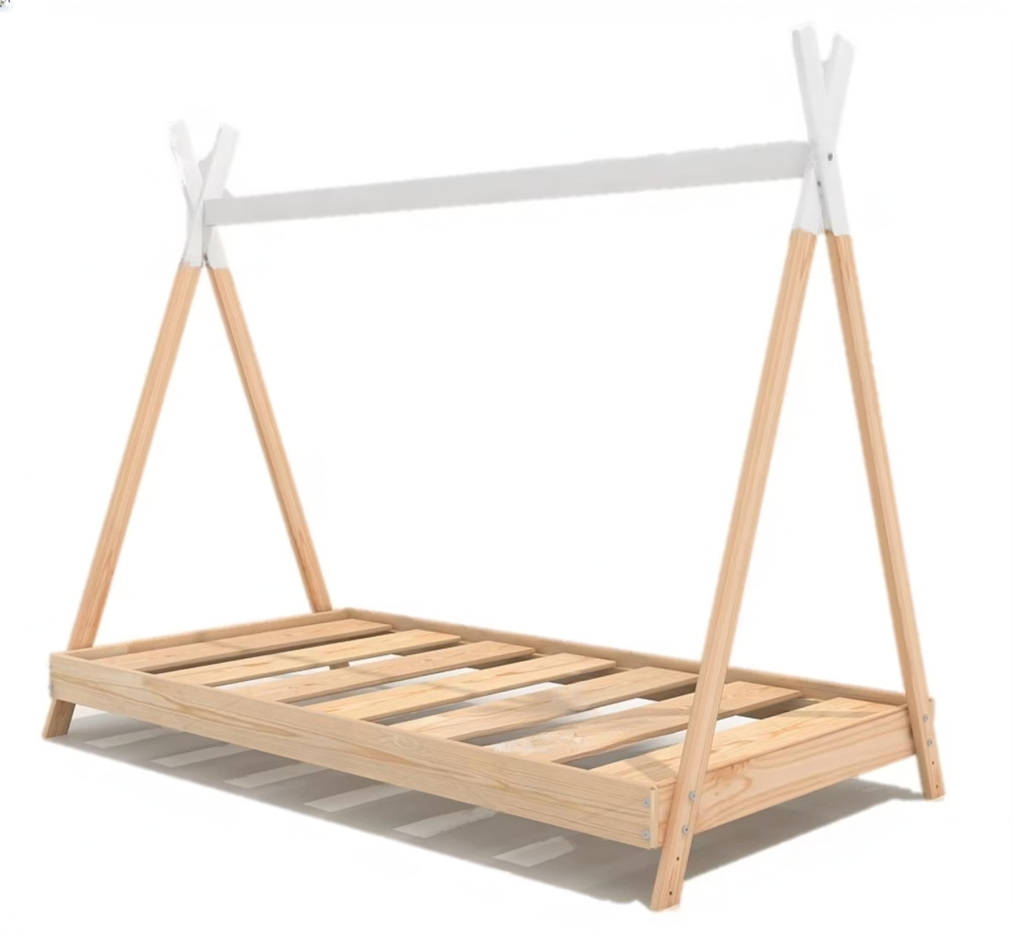 Cama Tipi Montessori Individual Teepee Para Niños 2 Alturas