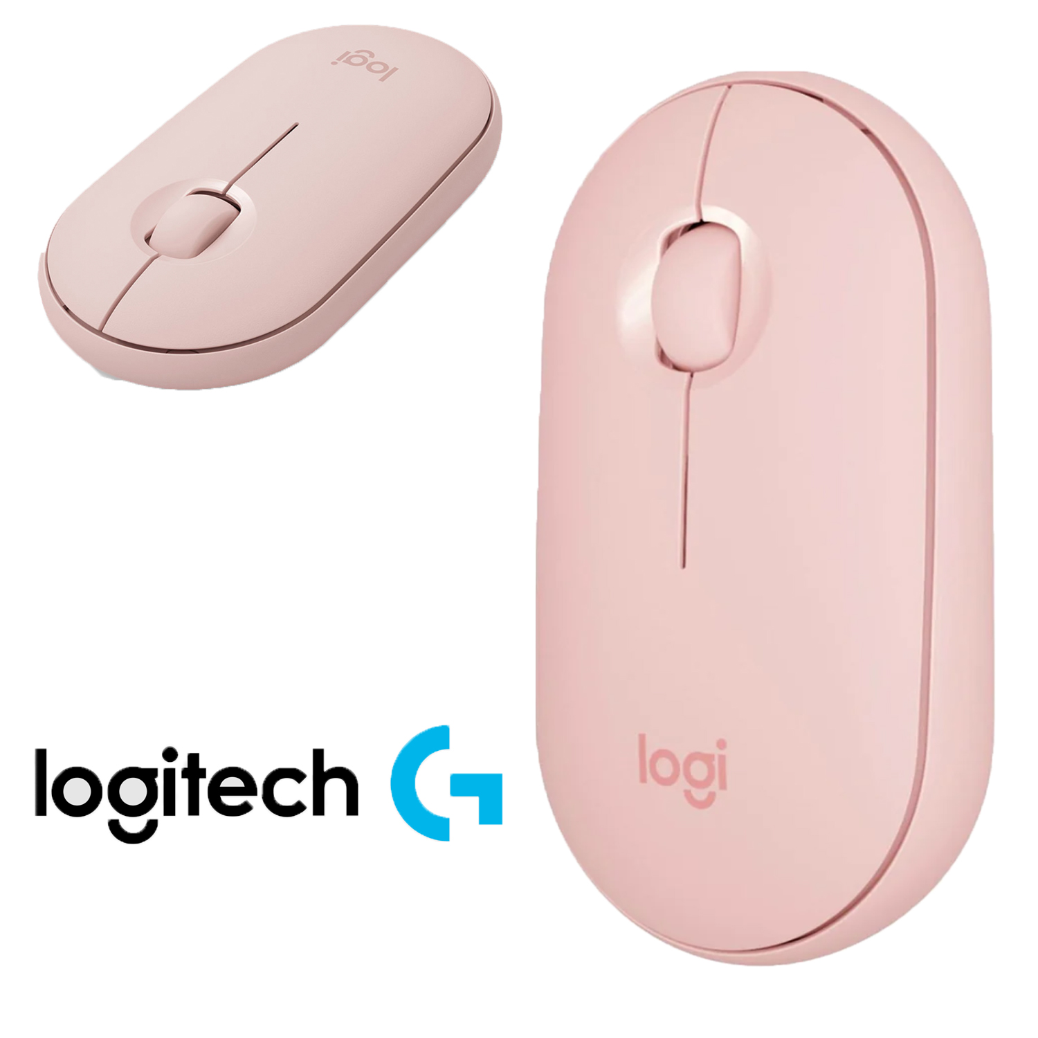 MOUSE LOGITECH PEBBLE M350 ROSA