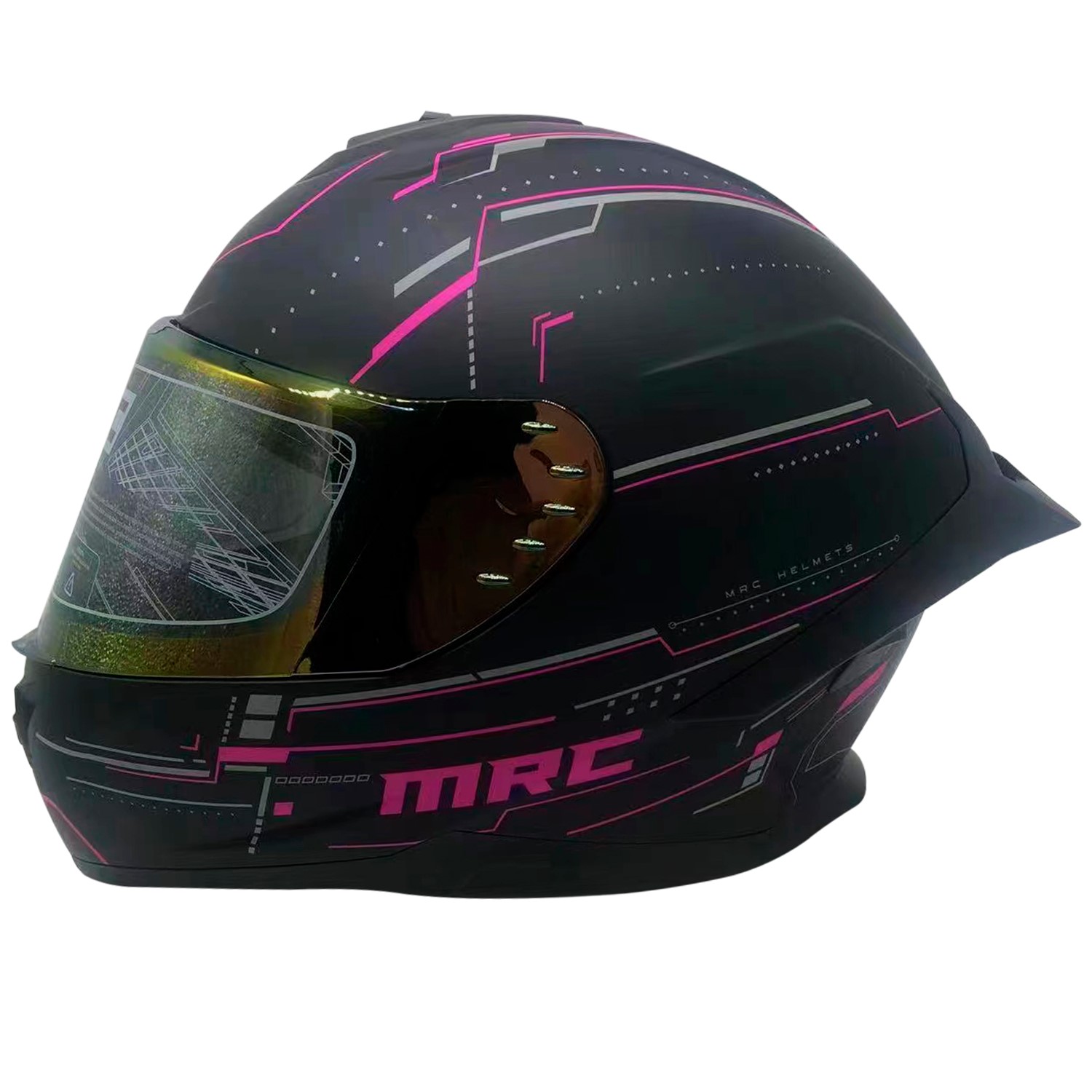 Casco Para Motociclista Mrc-12ir Extra Grande