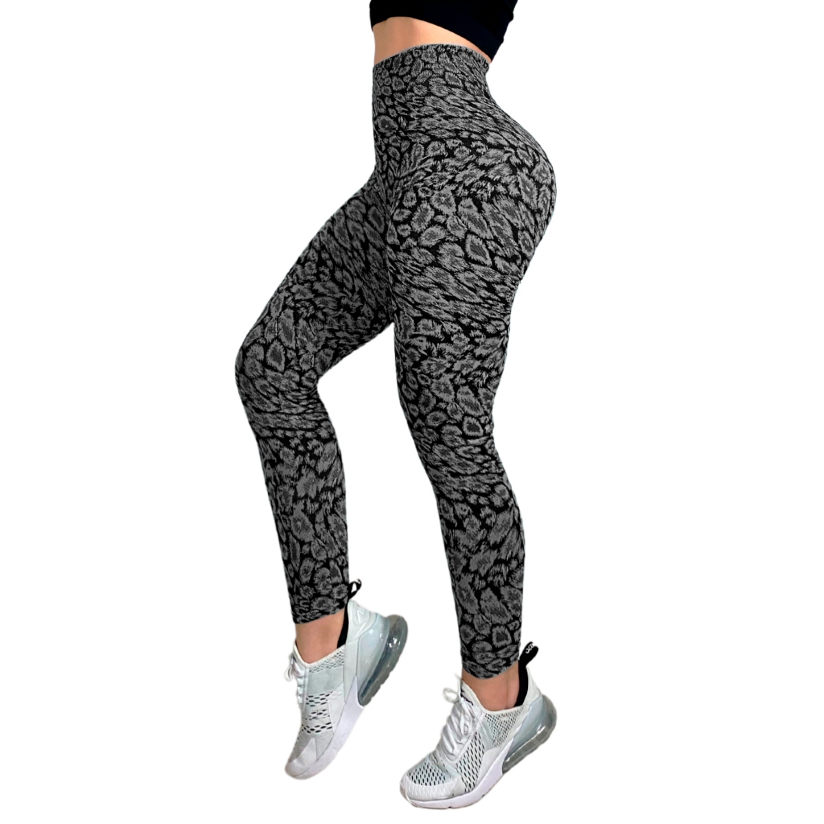 Pack de 2 Mallones de Mujer Ligeros Lycra Stretch Leggins Mujer Licra Gym Casual Malla Talle Alto LIC-085