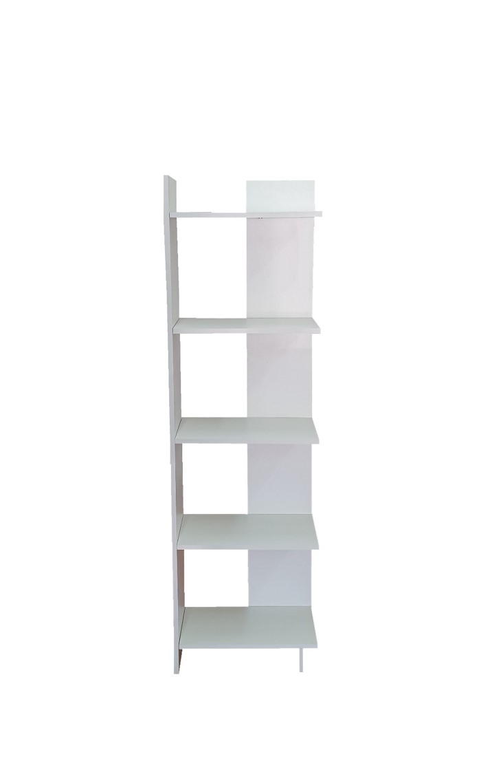 Librero Esquinero Minimalista, Moderno, Práctico Y Elegante (Blanco)