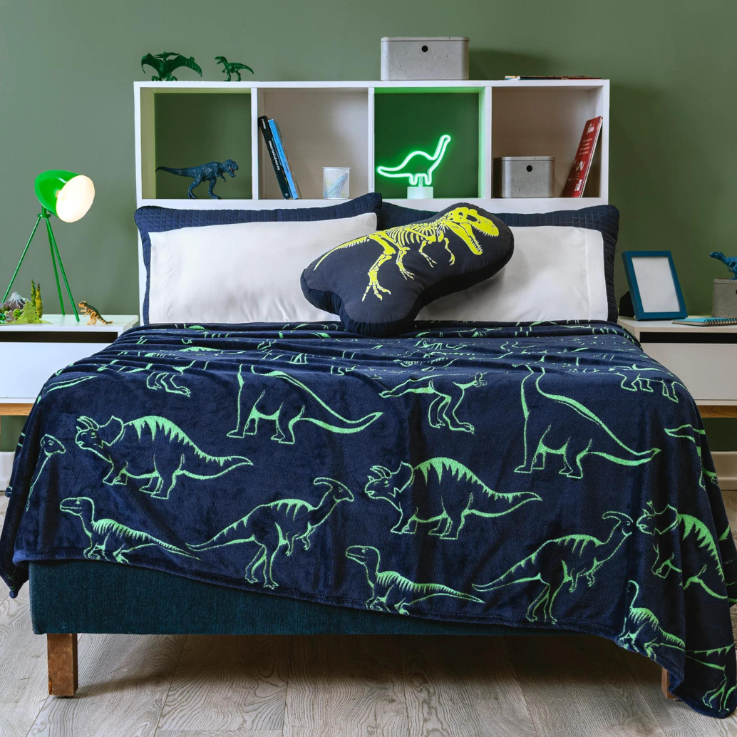 Cobertor Ligero Mat/ind Dinosaurios 87470 Vianney