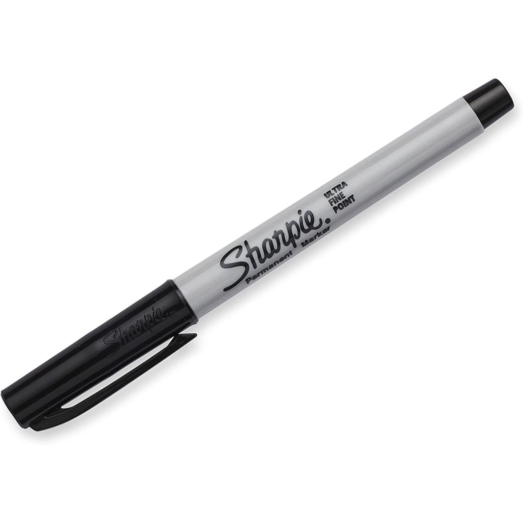 Marcadores Sharpie Ultra Fino Negro caja de 12 pzas