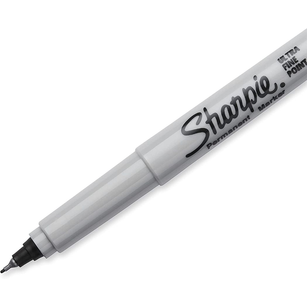 Marcadores Sharpie Ultra Fino Negro caja de 12 pzas