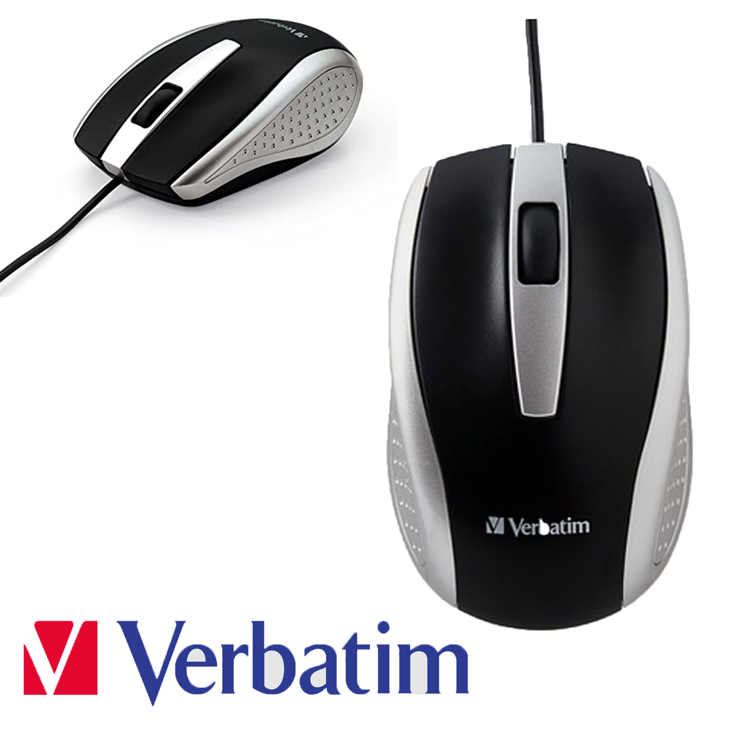 MOUSE VERBATIM USB 99741 PLATA