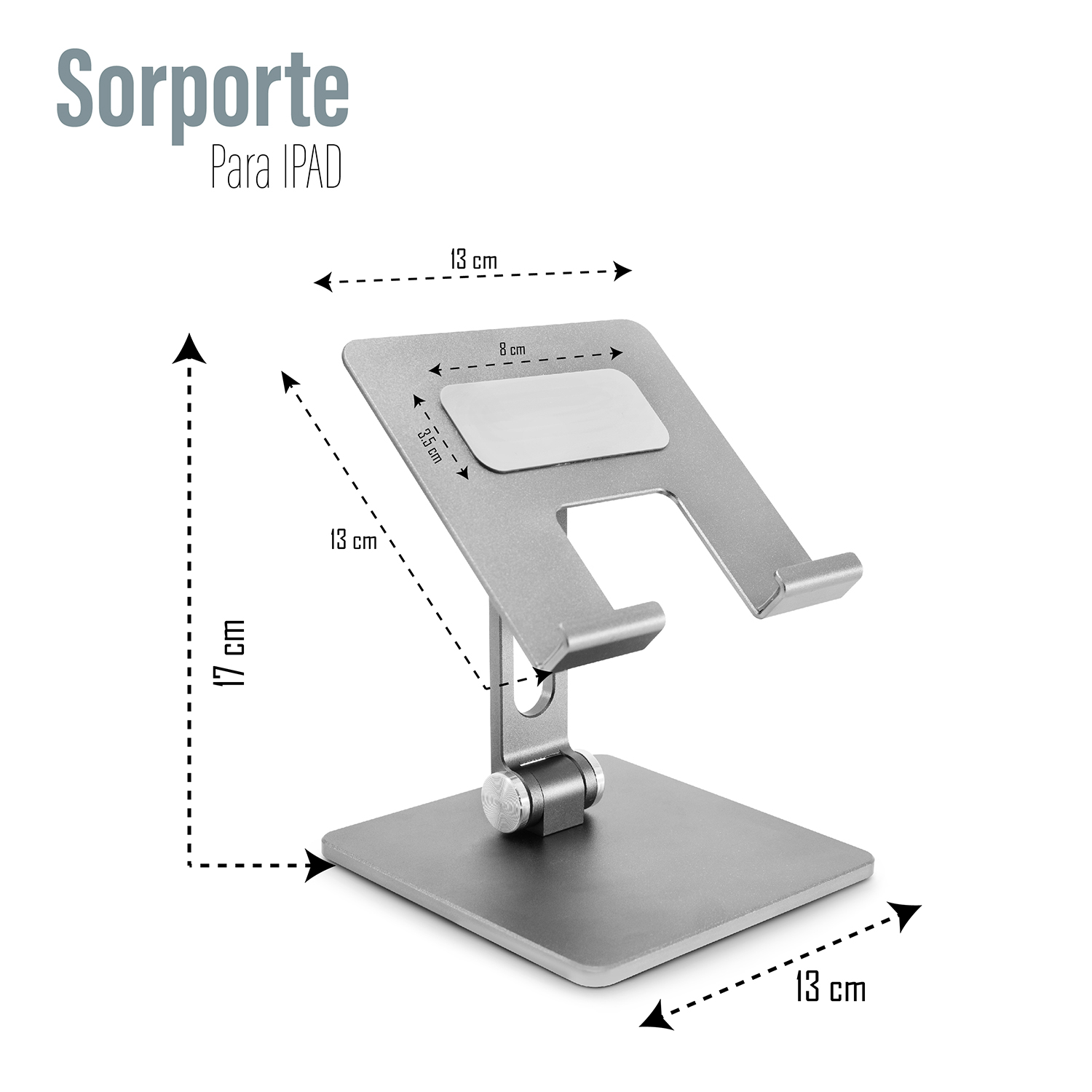 Soporte Para Tablet, Ipad, Celular. Ajustable De 7.9' A 12.9''