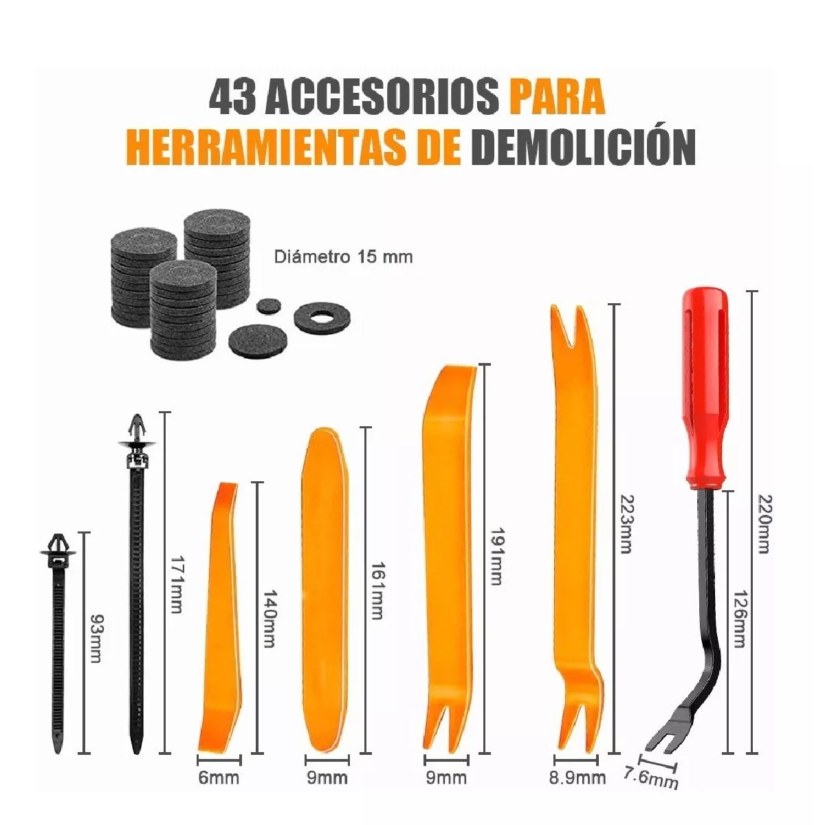 Kit Grapas Automotrices Con Herramienta De Extracción 723 Pzas
