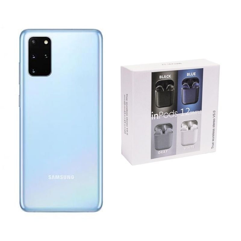 Galaxy S20 Plus 128GB Azul Snapdragon Desbloqueado + Audífonos Genéricos