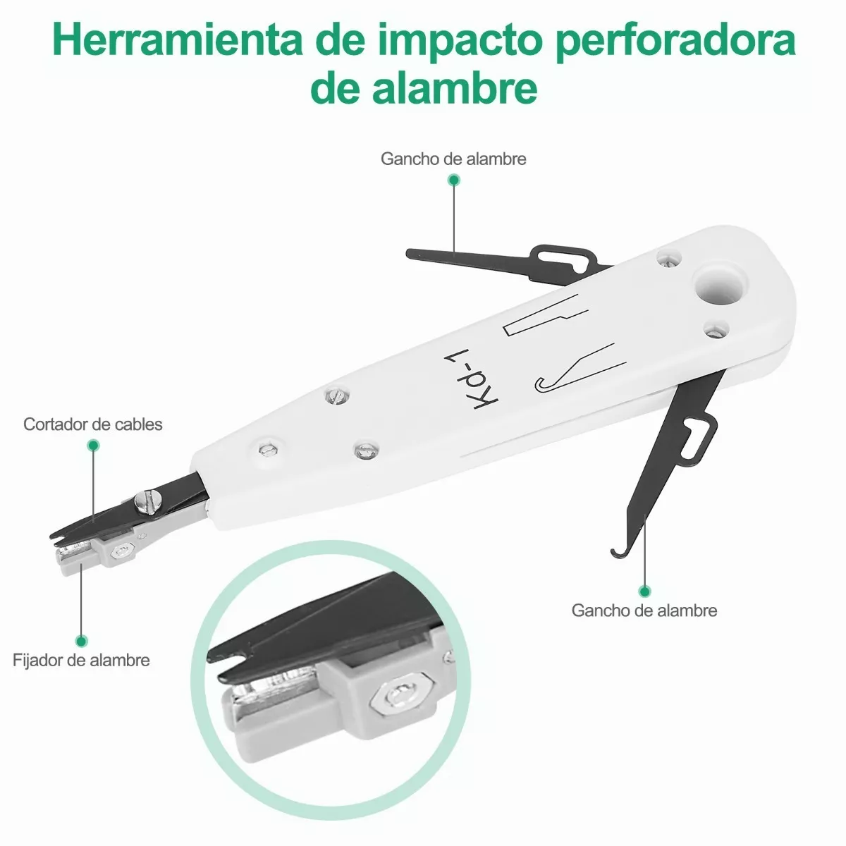 Kit De Herramientas Cableado Redes Basico Para Rj11 Rj45