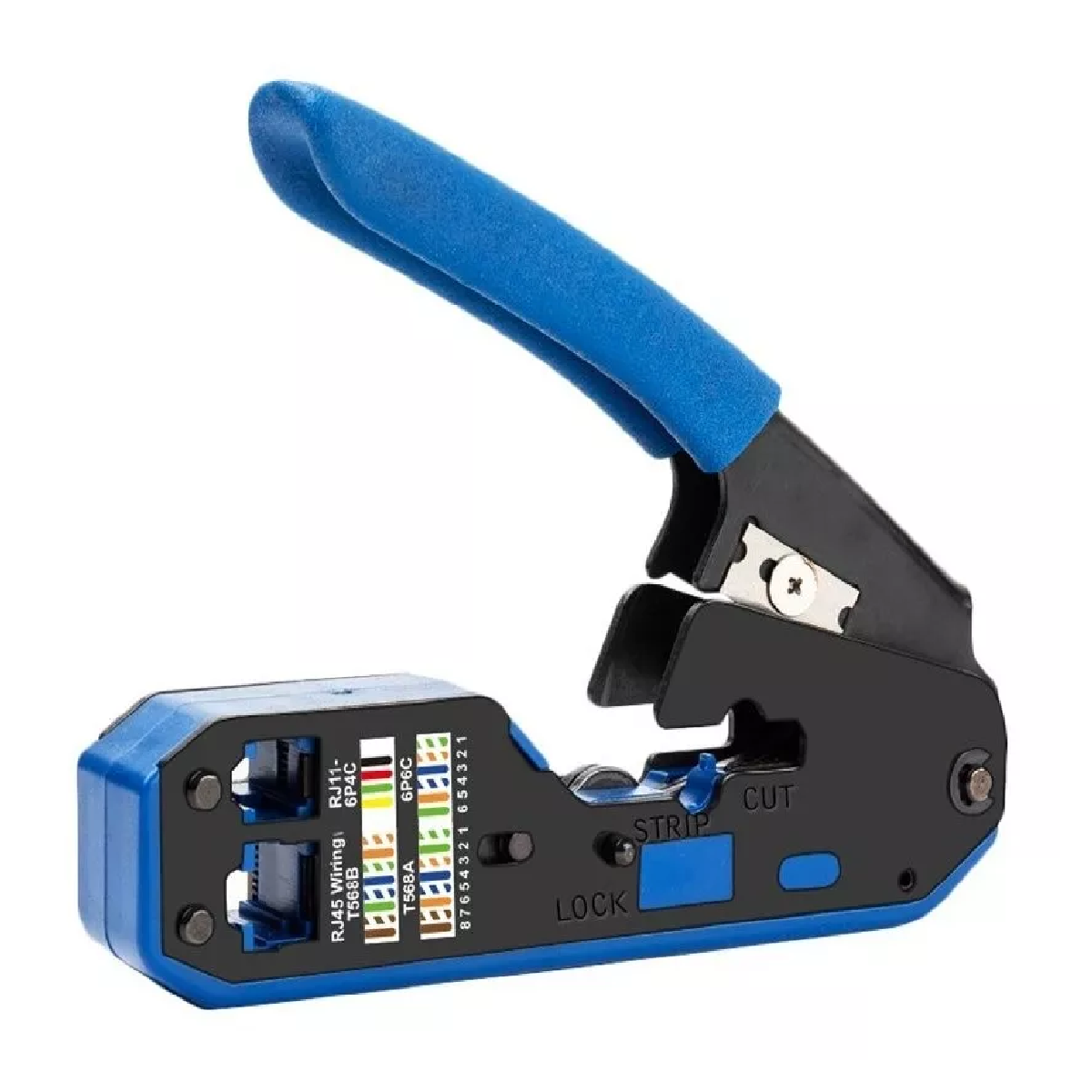 Pinza Pelacables De Cable Red Rj45 Cat6 Cat5e Cat5 Rj11 Rj12