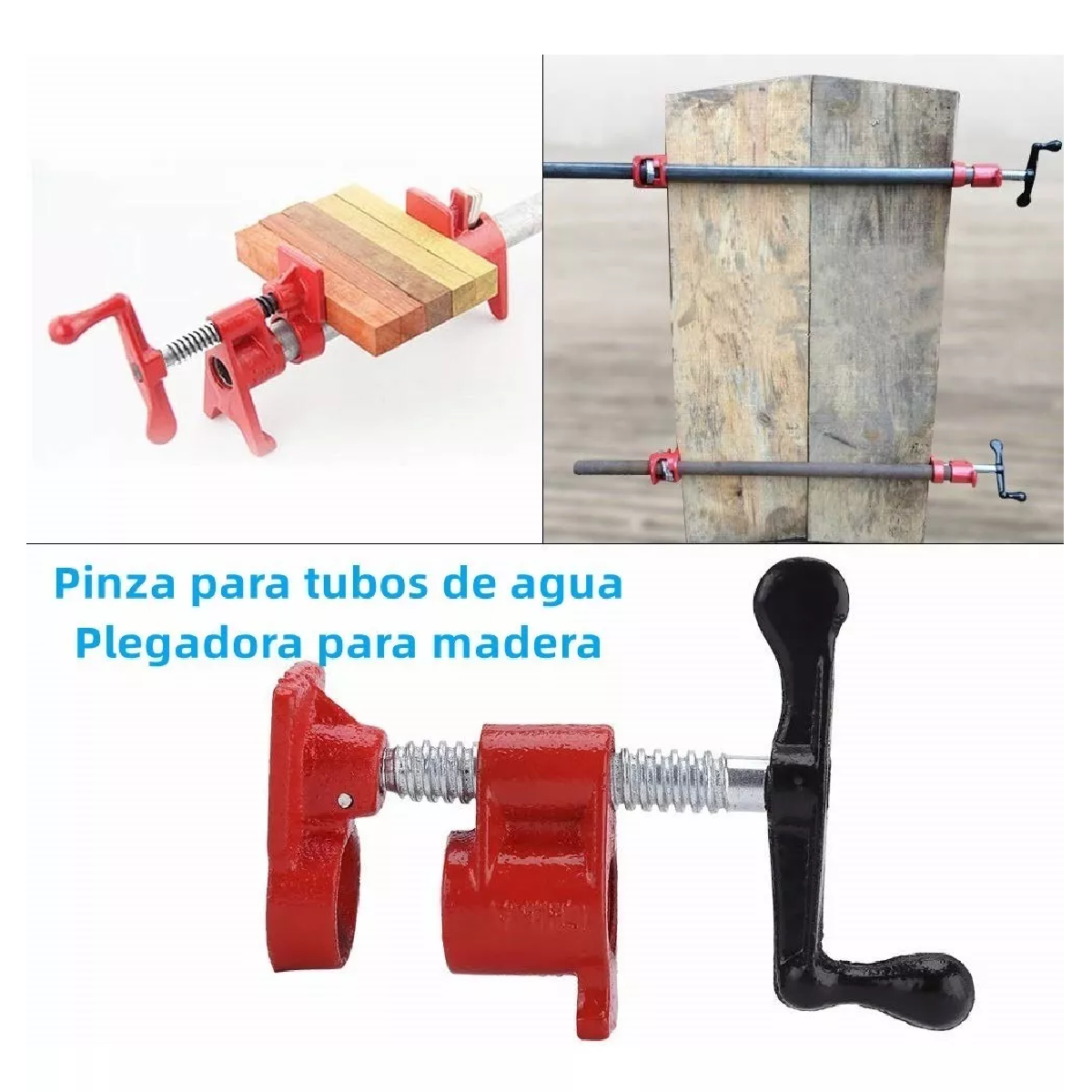 Prensa / Sargento Para Madera De Tubo 3/4 Pz
