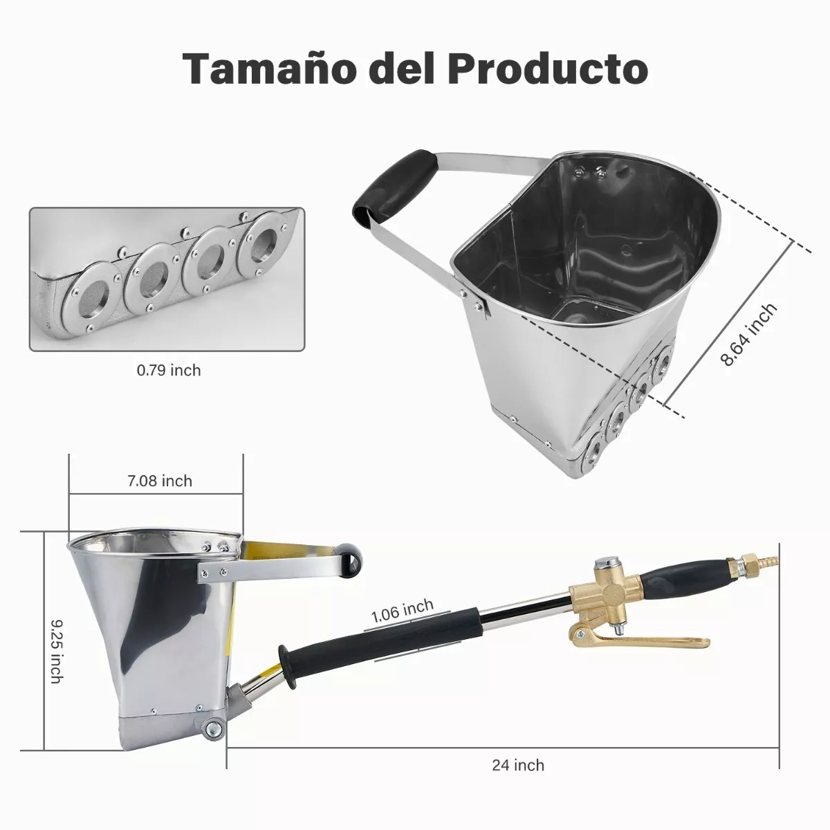 Lanzadora Revocadora De Mortero Concreto Para Cal Y Hormigón