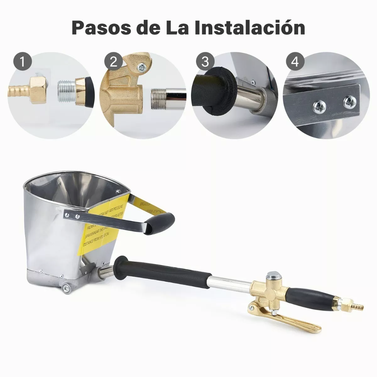 Lanzadora Revocadora De Mortero Concreto Para Cal Y Hormigón