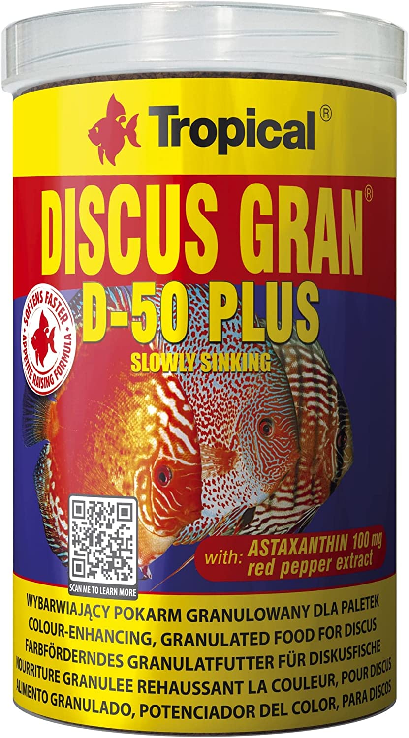 Alimento Discus Gran D-50 Plus P/Pez Disco 440g Tropical