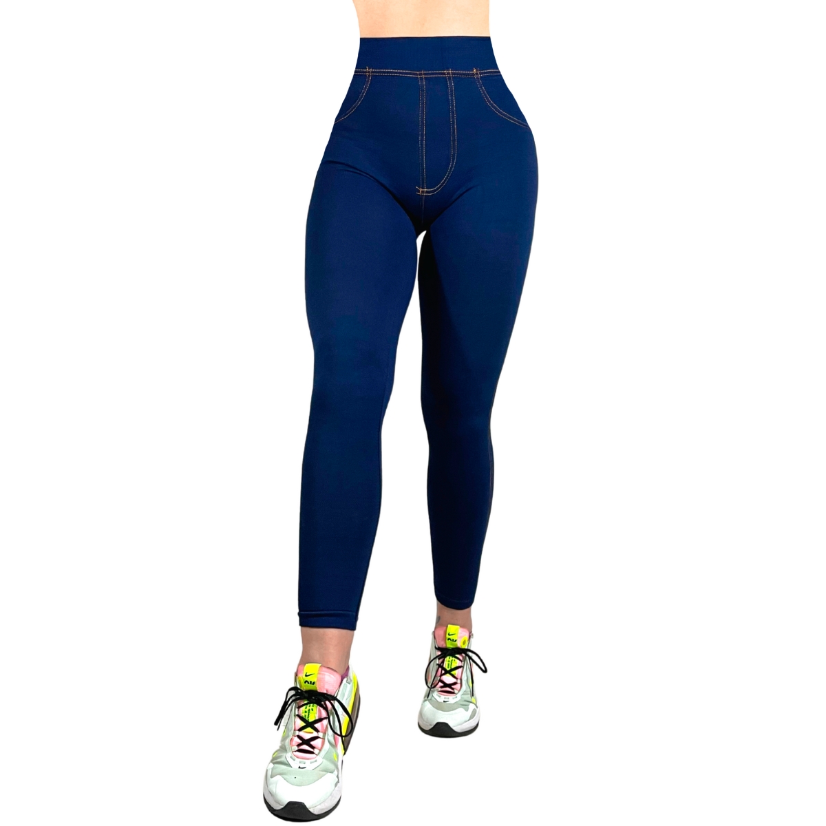 Mallas Estilo Mezclilla Calidad Premium Leggins Mujer Mayon