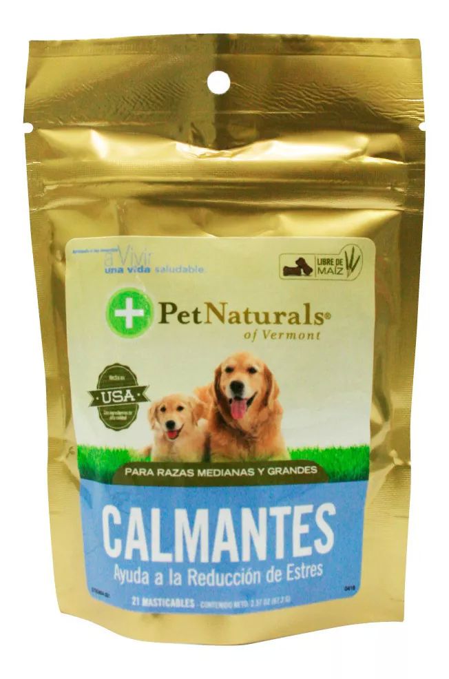 Calmante P/ Perros Medianos Y Grandes Pet Naturals