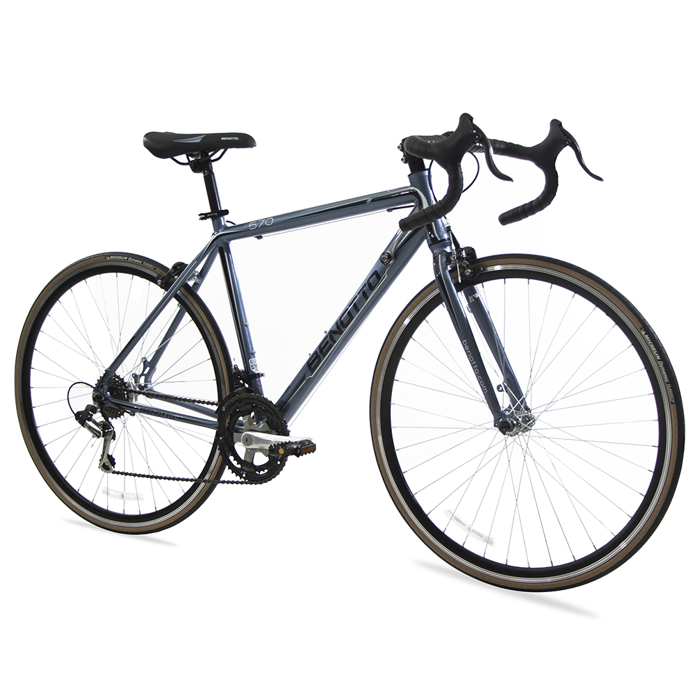 Bicicleta BENOTTO Ruta 570 R700 Aluminio 14V. Gris/ Negra