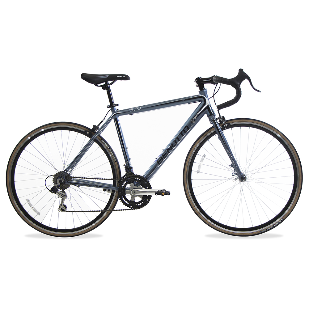 Bicicleta BENOTTO Ruta 570 R700 Aluminio 14V. Gris/ Negra