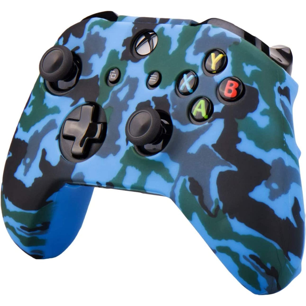Funda Para Control de Xbox One S / X (Azul Camuflaje)