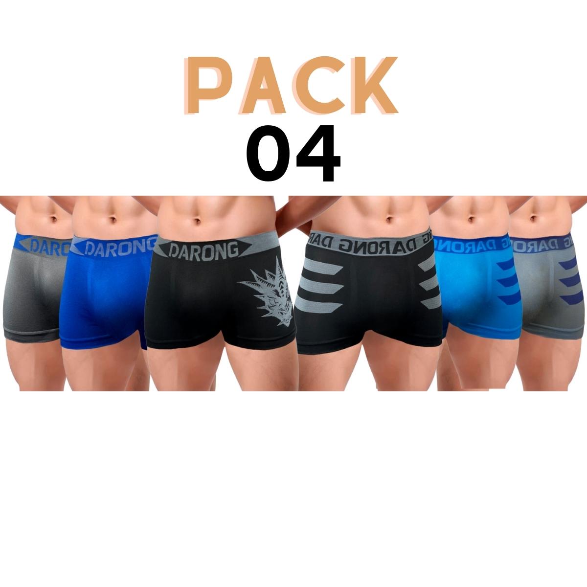 Pack 6 Boxer Caballero Mayoreo Calzones Hombre Microfibra