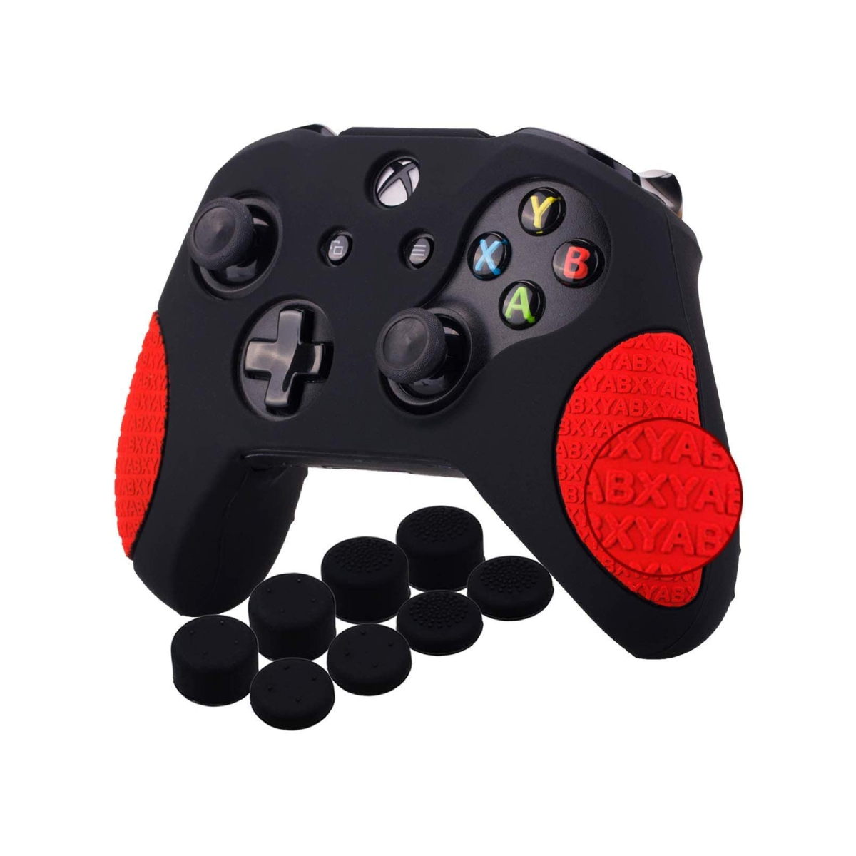 Funda Para Control de Xbox One S / X (Negro y Rojo)
