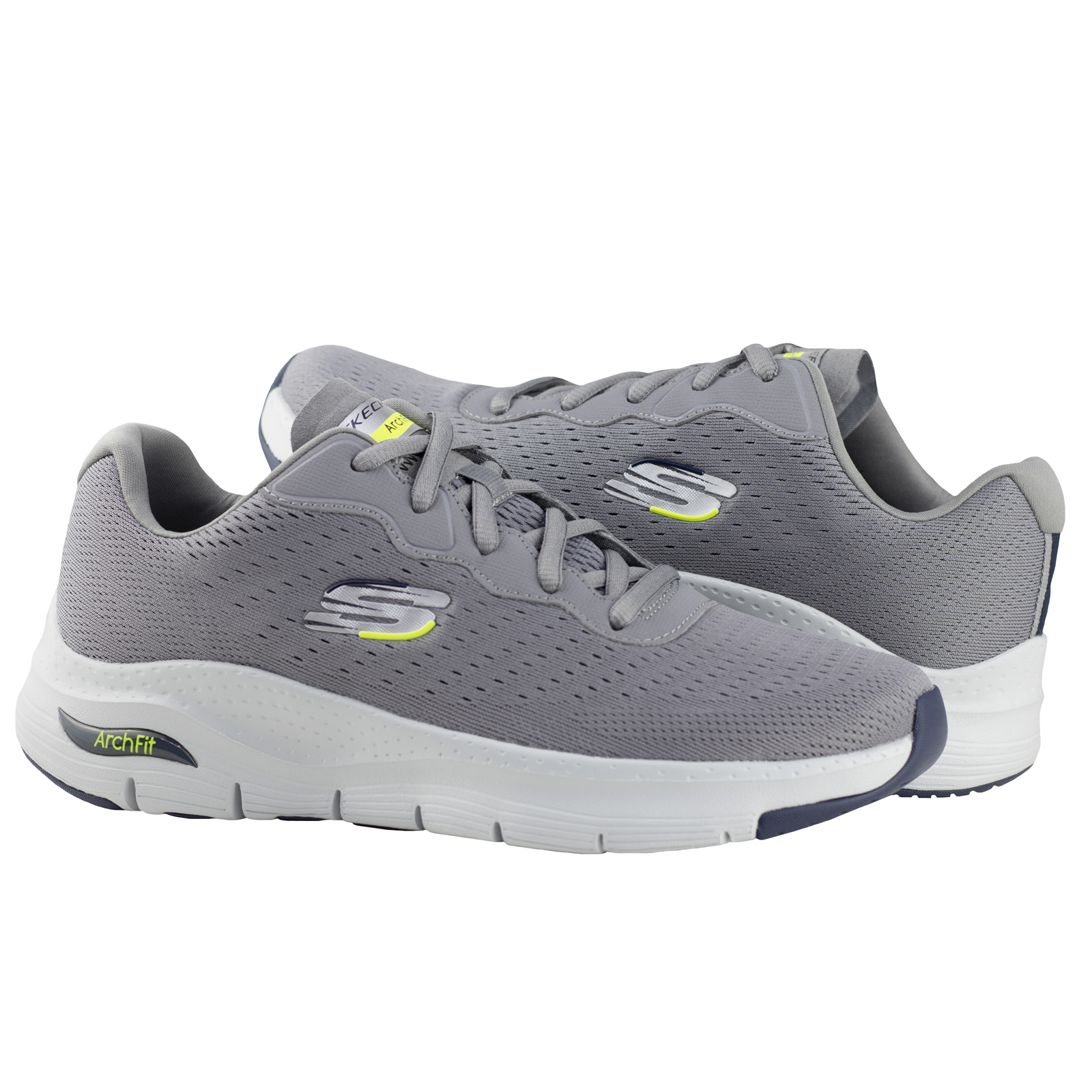 Skechers air infinity hombre plata new arrivals