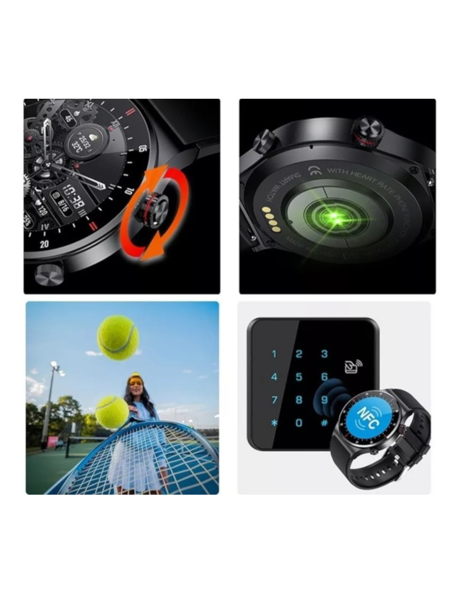 Reloj Inteligente Petukita Box con Bluetooth Nfc BW0382C Humo