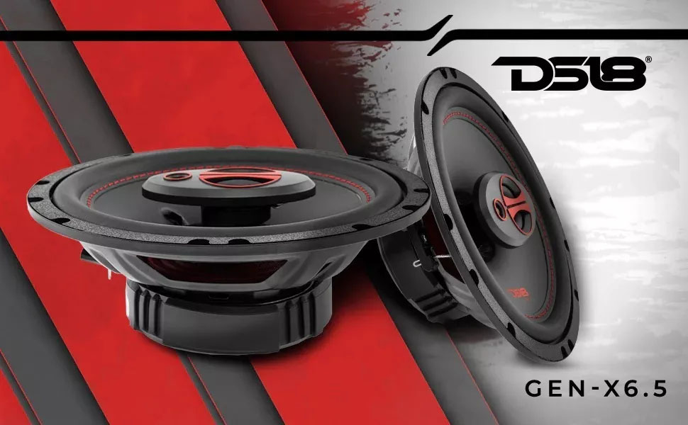 Paquete De 4 Bocinas Para Puerta Ds18 Coaxiales Gen-x6.5