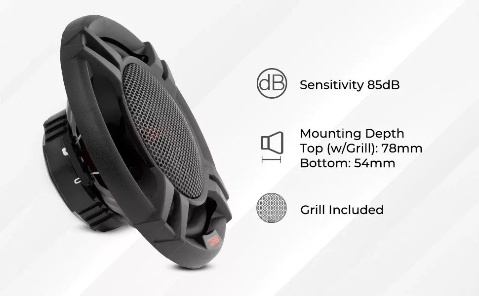 Paquete De 4 Bocinas Para Puerta Ds18 Coaxiales Gen-x6.5