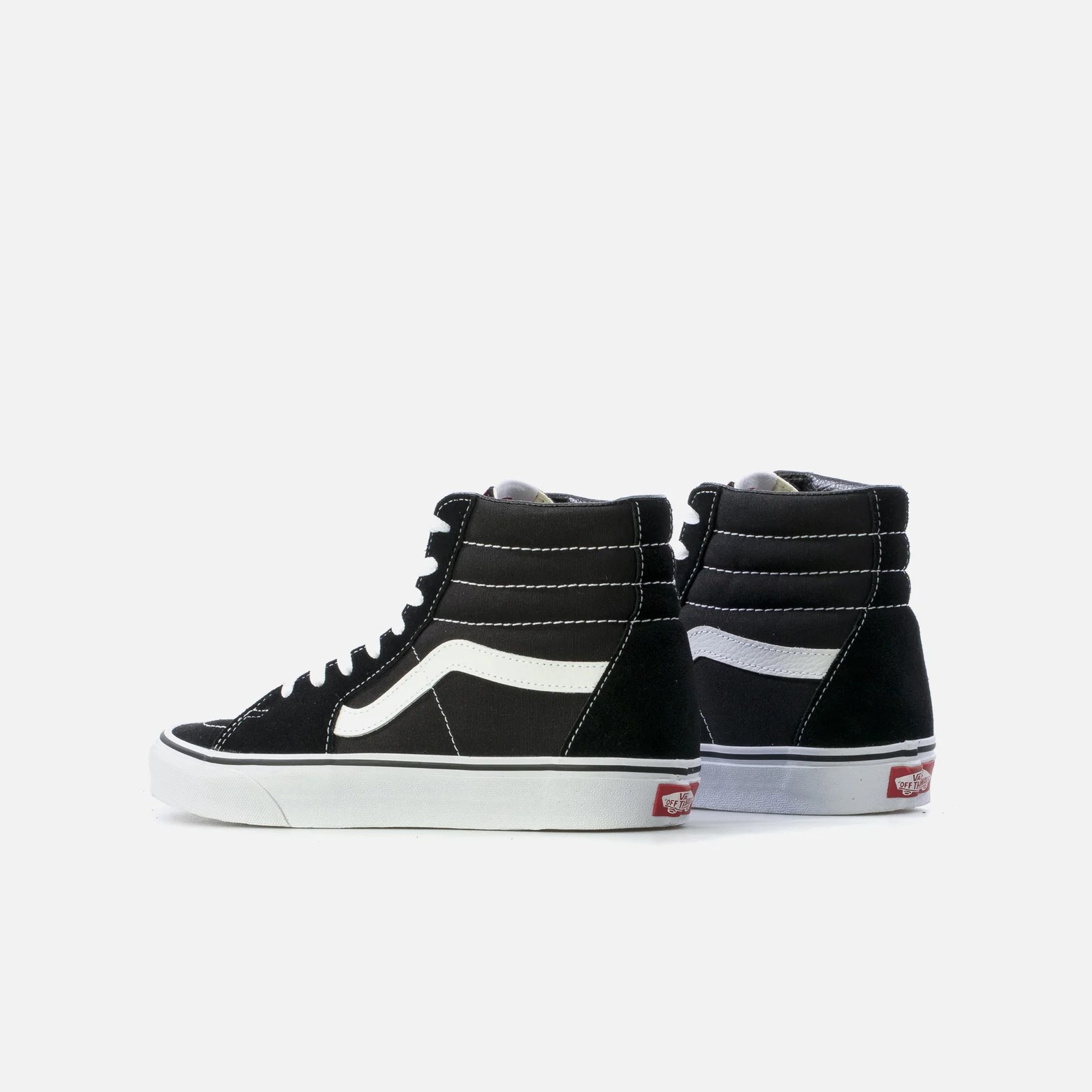 Tenis Vans Sk8 Hi Negro Blanco de Dama Original