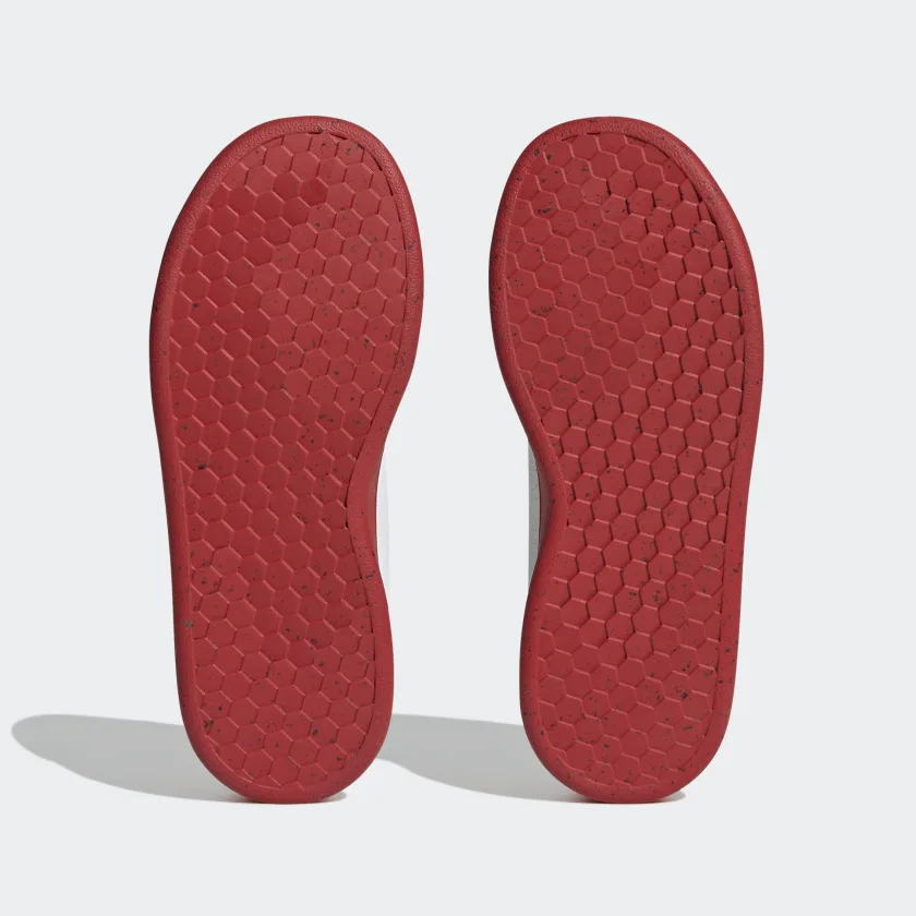 Tenis Adidas Advantage Spiderman Blanco Rojo de Niños Original