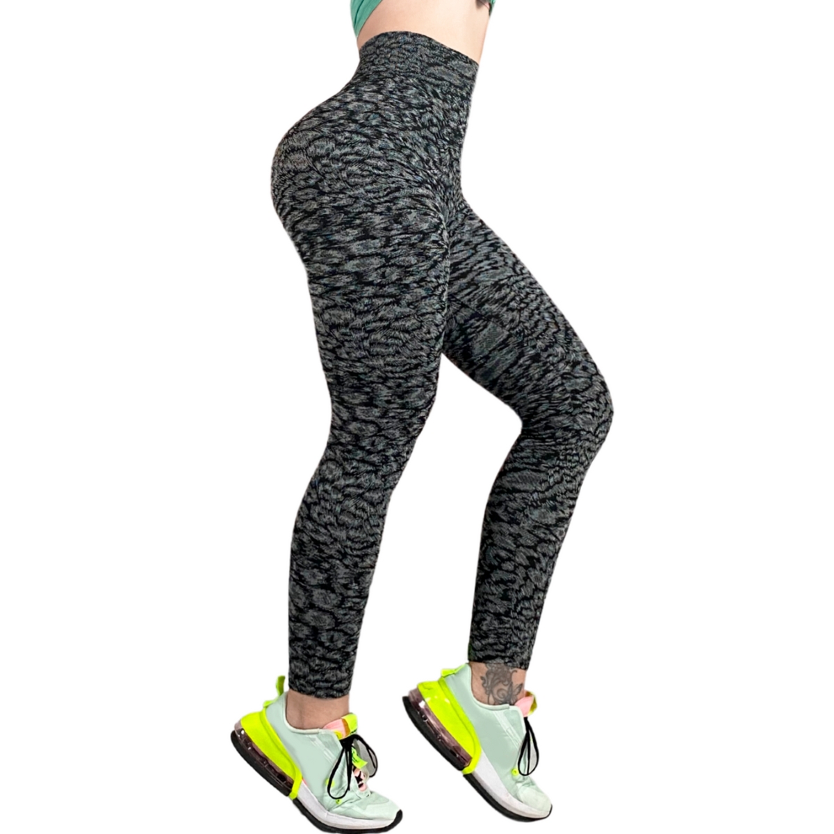 Pack de 2 Mallones de Mujer Ligeros Lycra Stretch Leggins Mujer Licra Gym Casual Malla Talle Alto LIC-044