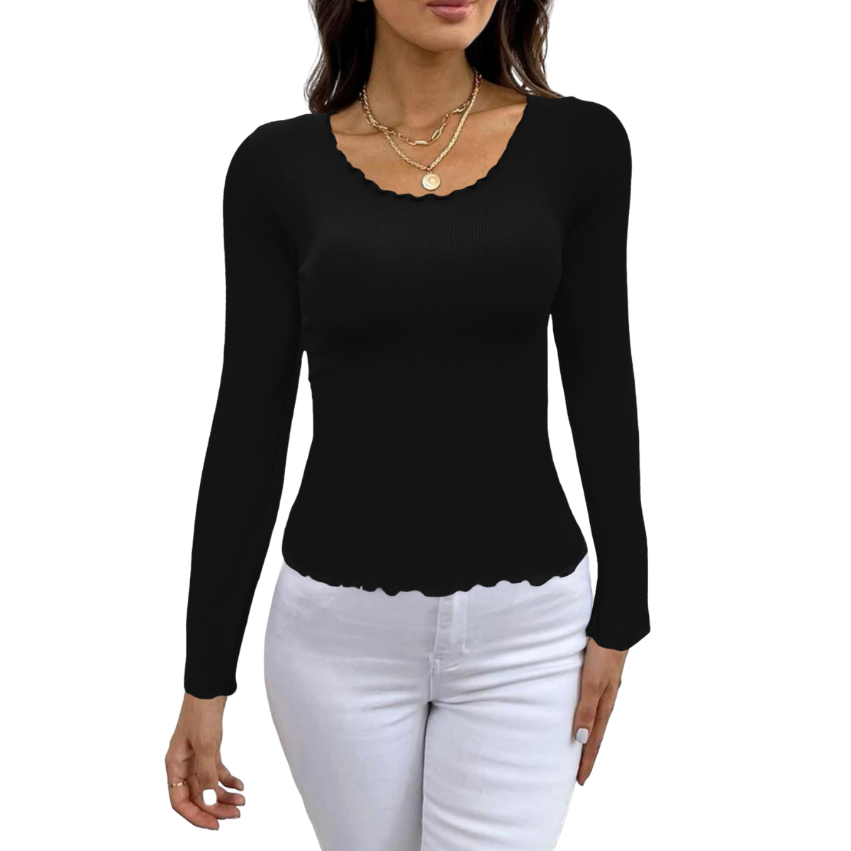 suéter Mujer Canalé Moda Sweater Dama Abrigo Ligero Blusa