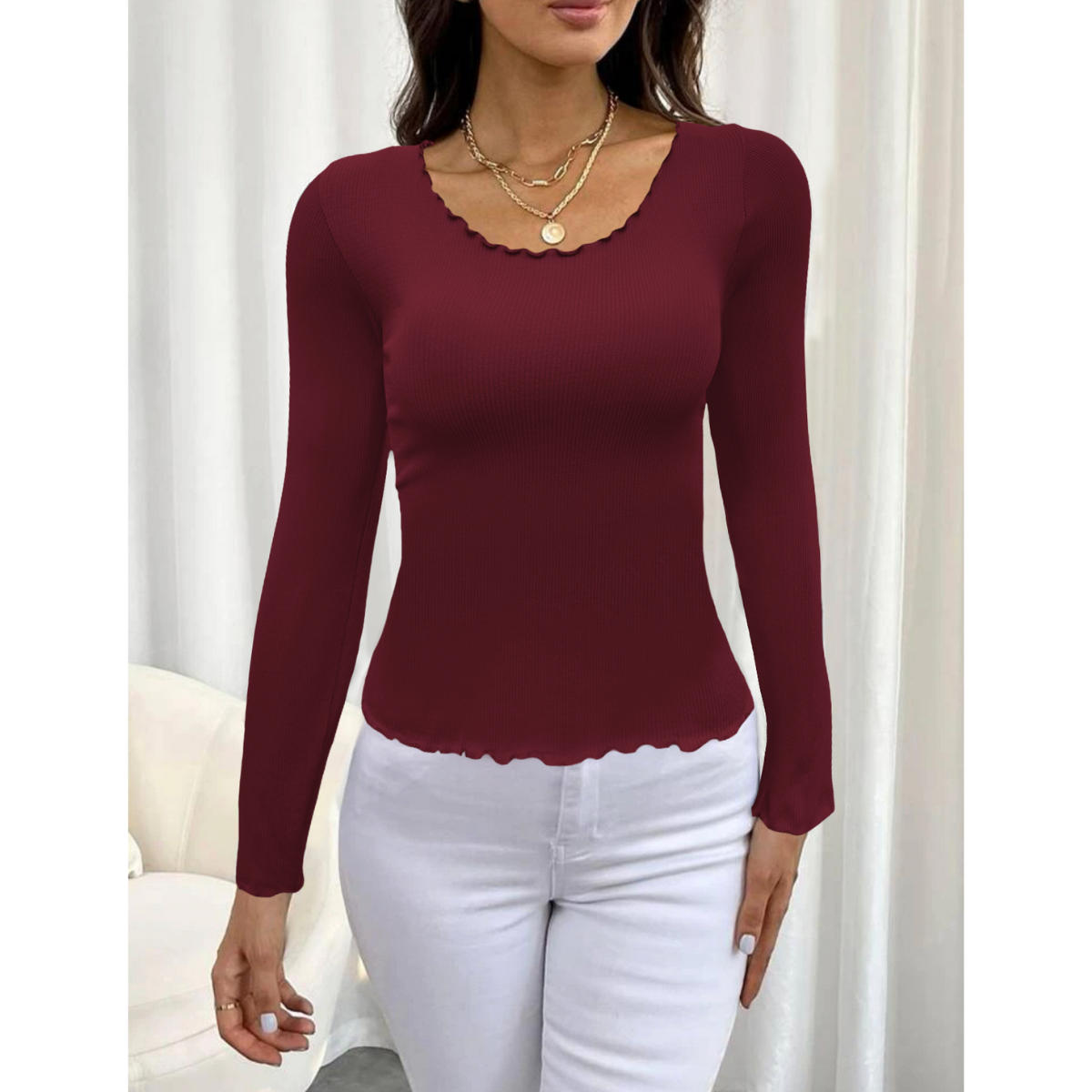 suéter Mujer Canalé Moda Sweater Dama Abrigo Ligero Blusa