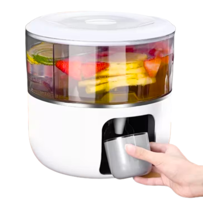 Jarra dispensadora de agua blanca