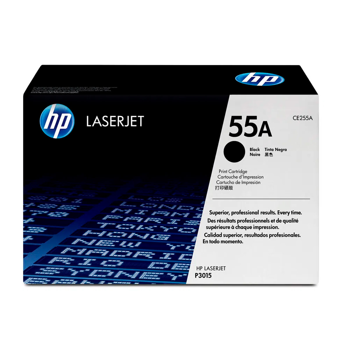 Tóner HP 55A Negro LaserJet Original (CE255A)