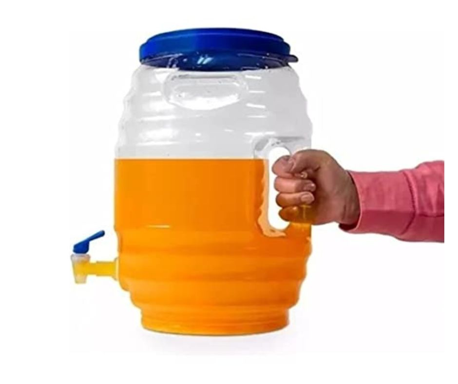 Vitrolero Barril Dispensador Plástico 20 Ltrs con Llave